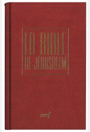 Bible de Jérusalem poche reliée rouge sous coffret